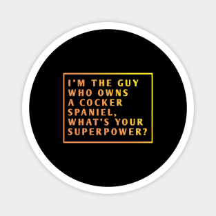 Cocker Spaniel Magnet